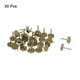 thumbnail image 3 of Uxcell 30Pack 11mmx17mm Clavos Decorativos de Cabeza Plana para Tapicería, Bronce, 3 of 6