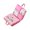 Pink, variant on Multi Compartment Cartoon Printed Travel Storage Bag Tear Resistant Polyester Luggage For Trips Family Outings