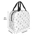 thumbnail image 2 of Rocae Hand Drawn Turtle for Insulated Lunch Bag for Women Men,Large Lunch Box for Work School Picnic Hiking Daytrip, 2 of 5