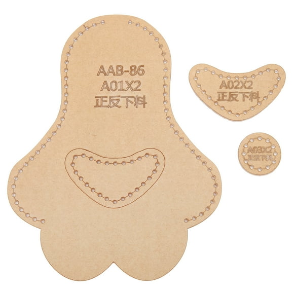 Acrylic Key Case Template, 3PCS DIY Cartoon Cat Transparent Key Case Template With Kraft Paper For Make Key Case