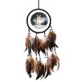 thumbnail image 1 of Carillón De Viento Lobo hecho a mano Totem Beads Dream Catcher Feather Wind Chimes Colgante Decoración Likrtyny Libre de BPA, 1 of 2