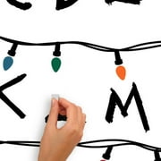 Netflix Stranger Things Christmas Lights Peel And Stick Giant Wall Decals With Alphabet
