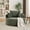 Green, variant on Leumius Corduroy Sponge Single Sofa,Fluffy Modern Sleeper Chair for Living Room, Bedroom, Lounge and Projection Room No Assembly Required Beige
