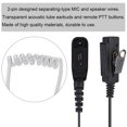 thumbnail image 2 of Auriculares PTT de 2 pines Air Tube Walkie-talkie Auriculares para Motorola P25, para radios bidireccionales Motorola DMR MOTOTRBO, XPR 6100, XPR 6350, XPR 6380, XPR 6550, XPR 6580, XPR 6500, XPR 6300 Ecomeon no, 2 of 6