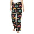 thumbnail image 1 of Fotbe Retro Video Game Pantalones de Pijama para Mujer, Pantalones de Dormir, Pantalones Pj con Cordón y Bolsillos-3X-Large, 1 of 6