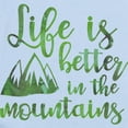 thumbnail image 2 of CafePress - Life's Better Mountains Infant Bodysuit - Baby Light Bodysuit, Size Newborn - 24 Months, 2 of 4