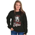 thumbnail image 3 of Vintage Betty Boop Roses Be Mine Women Crewneck Sweatshirt Brisco Brands S, 3 of 5