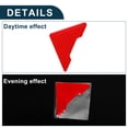 thumbnail image 7 of Unique Bargains Reflective Bumper Decal Diamond Fluorescent Red Door Angle Diamond Grid Pattern Reflective Car Sticker Personalized Decoration, 7 of 7