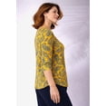thumbnail image 3 of Jessica London Women's Plus Size Stretch Cotton Scoop Neck Tee, 3 of 5