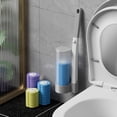 thumbnail image 4 of Advancent Equipo blanco fácil de limpiar de la vara del retrete versátil para la limpieza eficaz del sistema de cepillo de limpieza del retrete Juegos de accesorios de baño, 4 of 6