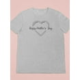 thumbnail image 3 of Mothers Day Heart Shaped T-Shirt Women -Image by Shutterstock, Female Medium, 3 of 4