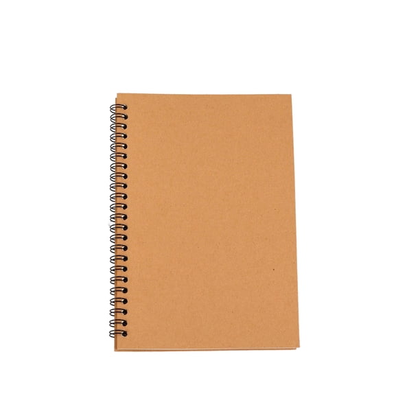 Seitruly Papel de cuaderno en para el hogar, oficina, escuela, viajes de negocios, diario, práctica de escritura, tarea, papelería para Kits de experimentos de química Kraft