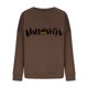 thumbnail image 4 of ICHUANYI Clearance Halloween Women's And Winter New Long Sleeve Loose Large Size Casual Sweatshirt Women Hoodless Sweatshirt(Brown, XXL) ICHUANYI WER2023081512376, 4 of 4