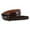 Brown, variant on Trafalgar Pebble Grain Leather No Buckle Harness Belt Strap