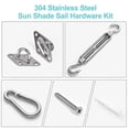 thumbnail image 2 of M6 Shade Sail Fixing Kit, Stainless Steel Sun Shade Sail Fixing Kit for Triangle and Square, Rectangle, Sun Shade Sail Fixing Accessories, 2 of 5