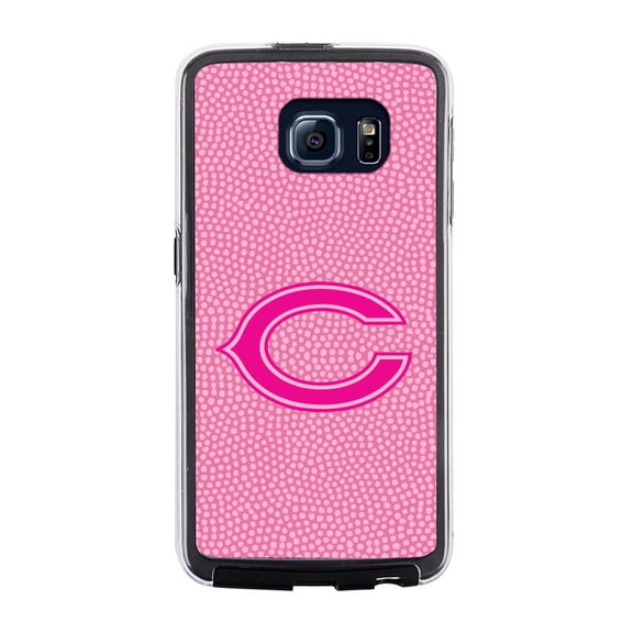 Chicago Bears Phone Case Pink Football Pebble Grain Feel Samsung Galaxy S6 CO