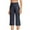 Navy, variant on ZyeKqe Womens Capri Pants High Waist Stretch Dress Pants Summer Straight Leg Office Work Golf Capris