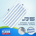 thumbnail image 2 of Matthew Microfiber Mop Compatible with Ceda Hardwood Floor'N More Microfiber Mop,Reusable&Washable 15x8 Inches,3Pack Microfiber Wet Mop Refills for Wet & Dry Floor Cleaning,Incl.1 Cleaning Scraper, 2 of 7
