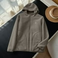 thumbnail image 2 of Veste à Capuche Zippée en Polaire Décontractée pour Femmes, 2 of 9