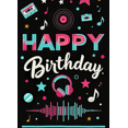 thumbnail image 3 of Music Themed Colorful Happy Birthday Banner Background Party Supplies Backdrop Decors for Birthday Parties Photography Props Celebrations, 3 of 7