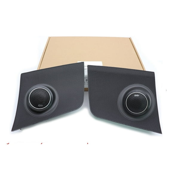 1 Pair for Toyota Camry 2019 20 2021 Car Tweeters Triangle Speakers Dashboard Bracket Grille Cover Panel Trim Frame Mount