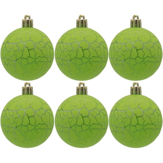 LINLIN Christmas Tree Decoration Ball, 6PCS 6cm Shatterproof Christmas Decorations Tree Balls Hanging Ball for Xmas Wedding Party Festival Decorations