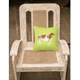 thumbnail image 2 of Carolines Treasures BB7653PW1818 Ayrshire Cow Green Fabric Decorative Pillow, 18 x 18 in., 2 of 2