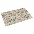 thumbnail image 2 of Pastoral Botanical Door Mat&nbsp;Indoor Outdoor Entrance, Non Slip Rug for Kitchen Bathroom Entryway Rug, Vintage Mushroom Spring Summer Flowers Washable Doormat Floor Mat 24x36 Inch, 2 of 8