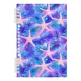 thumbnail image 7 of FORMRS 1-Subject Spiral Notebook 8" x 5" College Ruled 60 Refillable Sheet A5 Hard Cover, 2 Pack, Pink Starfish Pattern, 7 of 7