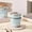 Blue-Free Size/BU, variant on Mini 304 Stainless Steel Coffee Cup Leakproof Lid Cute Print Portable Travel Mug for Office Daily Drink