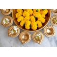 thumbnail image 3 of Diya Shape Flower Decorative Urli Bowl for Home Handcrafted Bowl for Floating, 3 of 5