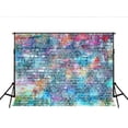 thumbnail image 2 of YUSDECOR Photopraphy Brick Backdrop Colorful Brick Backgrounds for Children Photo Studio Photography 7x5ft, 2 of 3