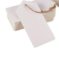 thumbnail image 3 of 100 tarjetas cuadradas en blanco, etiquetas de papel Kraft, etiquetas de precio, etiquetas para bodas y fiestas., 3 of 6