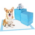 thumbnail image 1 of Paquete de 100 almohadillas de entrenamiento para cachorros, absorbentes con capa inferior impermeable, 44 x 32 cm, 1 of 5