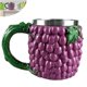 thumbnail image 4 of Bewildely Taza de agua creativa en forma de fruta 3D, taza de cerveza de café de resina novedosa, personalidad única para decoración de hogar, oficina, Kits de equipo de elaboración de vino No.1 Bewildely HA026632-01, 4 of 6