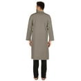 thumbnail image 4 of Atasi Indian Designer Kurta For Mens Party Wear Traditional Dress Solid Ethnic Long Shirt, 4 of 7