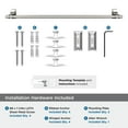 thumbnail image 5 of Amerock Davenport Brushed Nickel 24 inch (610mm) Towel Bar, 5 of 8