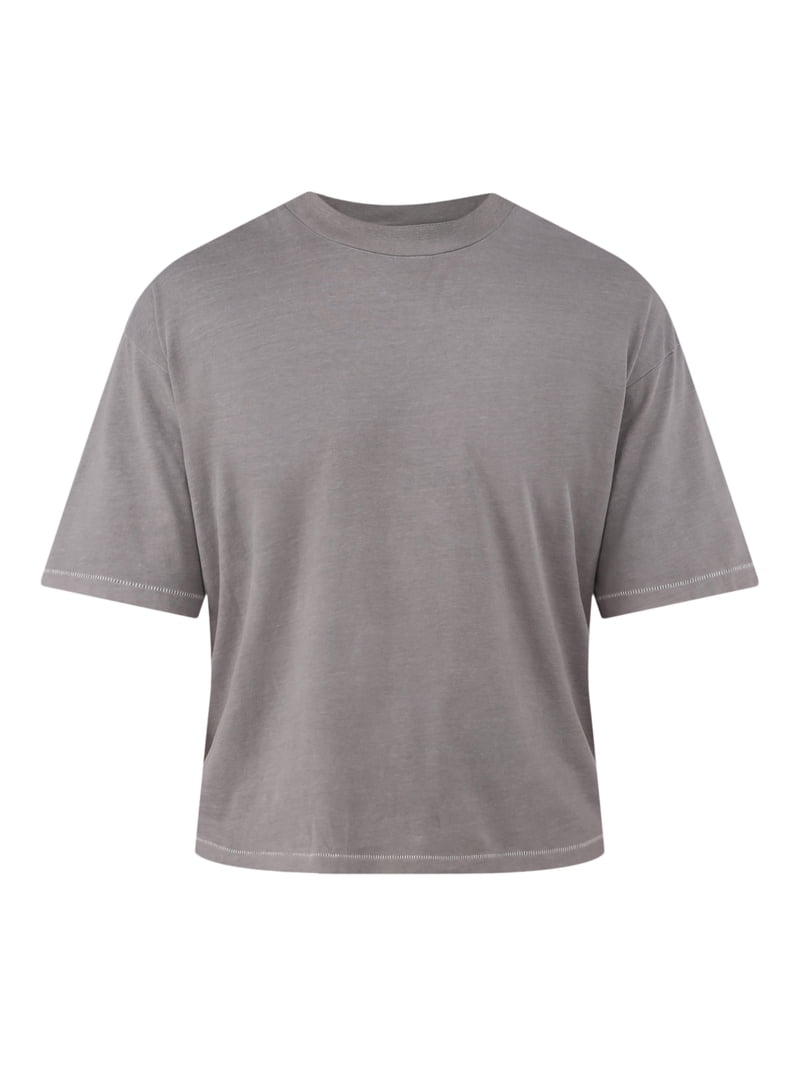 No Boundaries Men's Boxy Cropped Tee 2-Pack, Sizes XS-5XL, Cotton