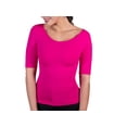 thumbnail image 1 of Camiseta faja seamless reductora con manga rosa S, 1 of 2