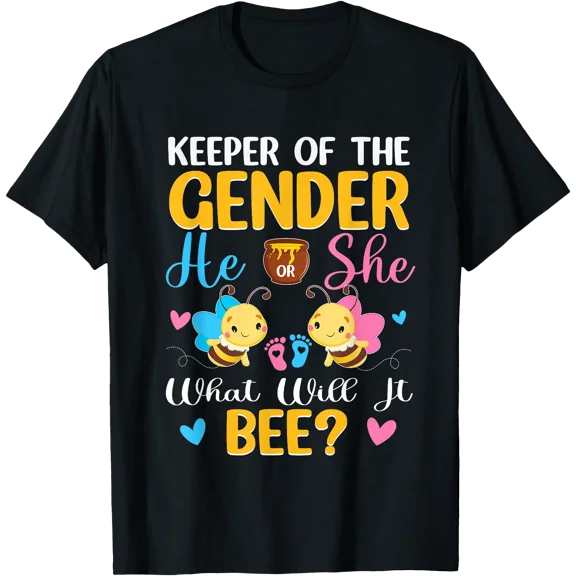 Keeper of The Gender What Will It Bee Gender Reveal Party T-Shirt