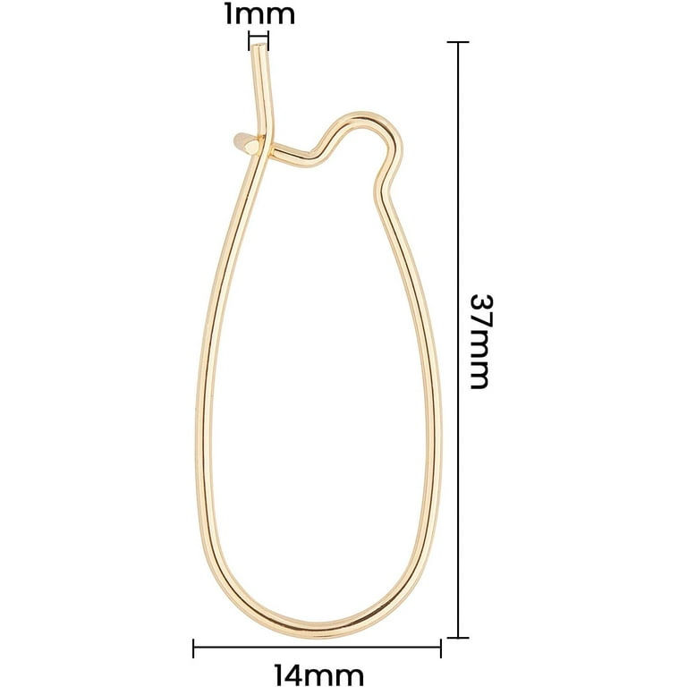 Kidney wire 2024 earring hooks
