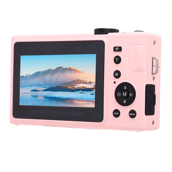 64MP 4K Cámara De Videas De Cámara Digital Para Fotografía, Cámaras De Video Para Filmación, 10 Filtros, Linterna Delantera, Enfoque Automático, Pantalla Táctil De 3", Vlog