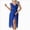 Blue, variant on 2 Piece Nightgown for Women Lace Mesh Sheer Cap Sleeve V Neck Low Back Nightdress Sets Soft Comfy Elegant Pajamas Loungewear (Red,L)
