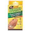 Zoo Med Bearded Dragon Foods Sampler Value Count Sampler Value Count Pack of 3