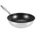 thumbnail image 4 of Sartén Antiadherente Para Cocinar, Herramienta De Cocina De Inducción De Acero Inoxidable Compuesto Sin Cubierta, 4 of 7