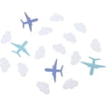 thumbnail image 5 of Oraceous Glitter Paper Garland Airplane and Cloud Ornaments Garlands for Wedding Baby Shower Birthday Party Decorations, 5 of 11
