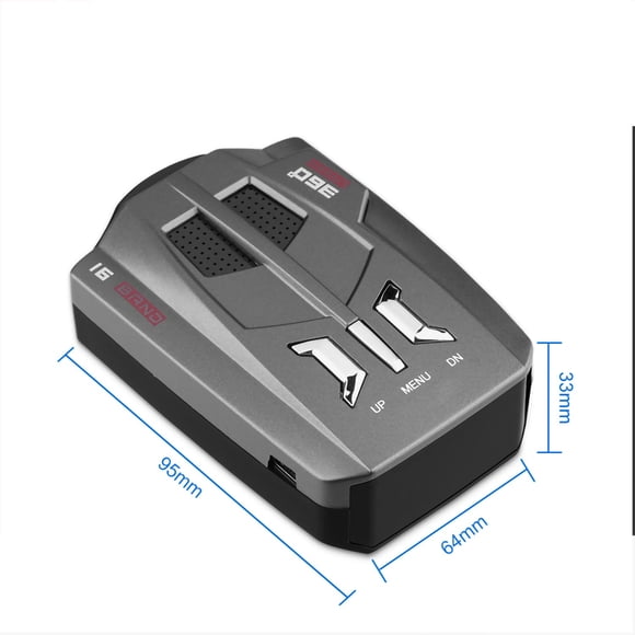 Detector de radar para automóvil, detector de radar para automóvil, velocímetro de 360 grados, herramienta de medición de velocidad del automóvil diseñada a medida
