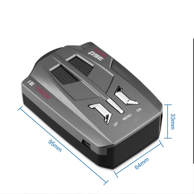 Detector de radar para automóvil, detector de radar para automóvil, velocímetro de 360 grados, herramienta de medición de velocidad del automóvil diseñada a medida