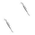 thumbnail image 2 of Seitruly Pinzas para párpados Eliminación de obstrucciones en los ojos Abrazaderas de limpieza Herramientas de belleza portátiles Dispositivo Punta redonda pequeña 2piezas, 2 of 6