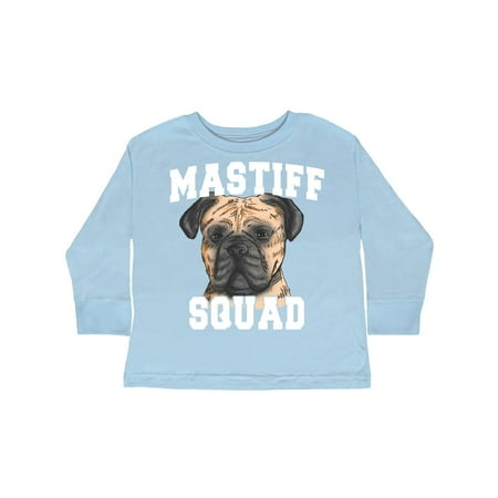 

Inktastic Dog Mastiff Squad Gift Toddler Boy or Toddler Girl Long Sleeve T-Shirt